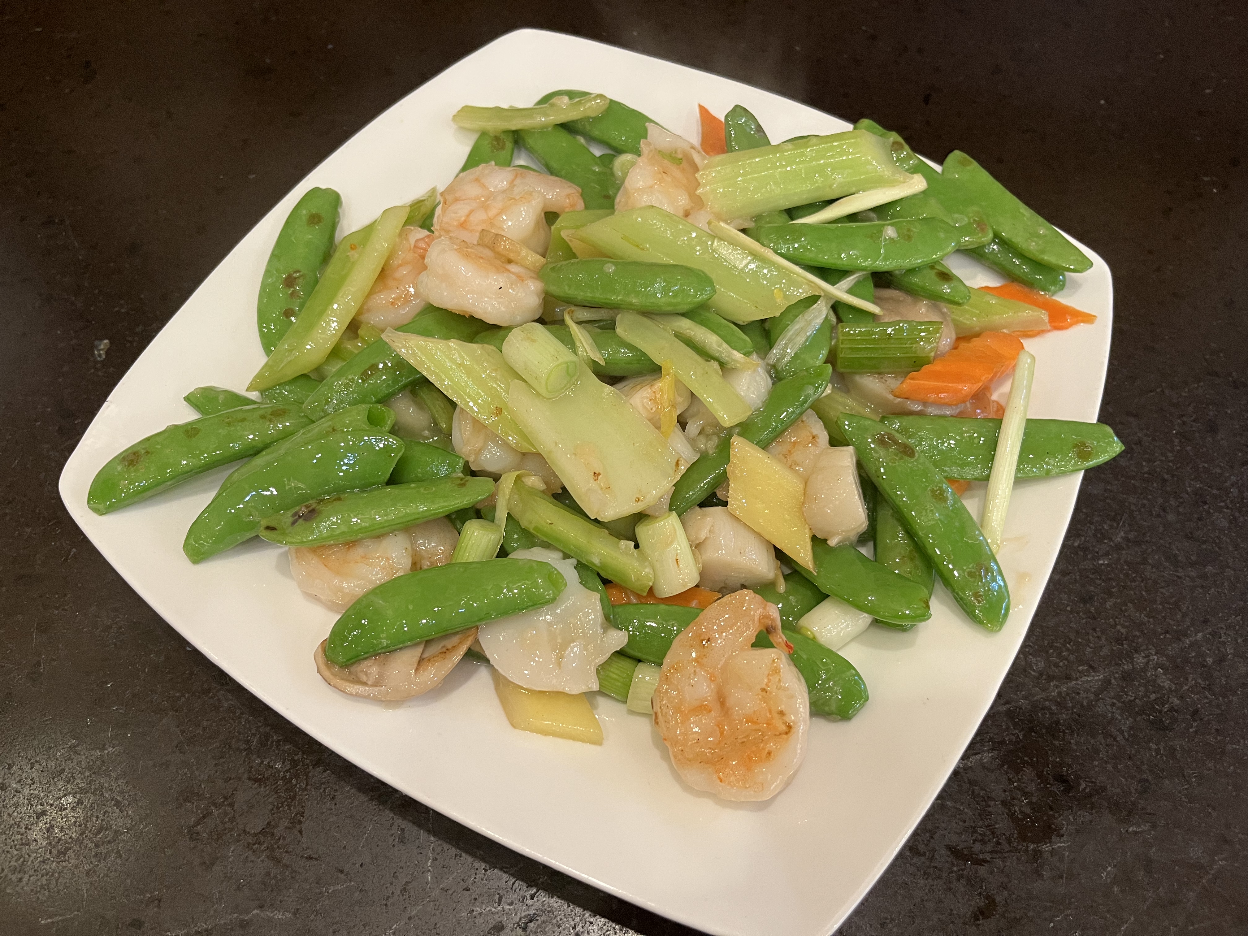 Sautéed Scallops & Prawn Balls