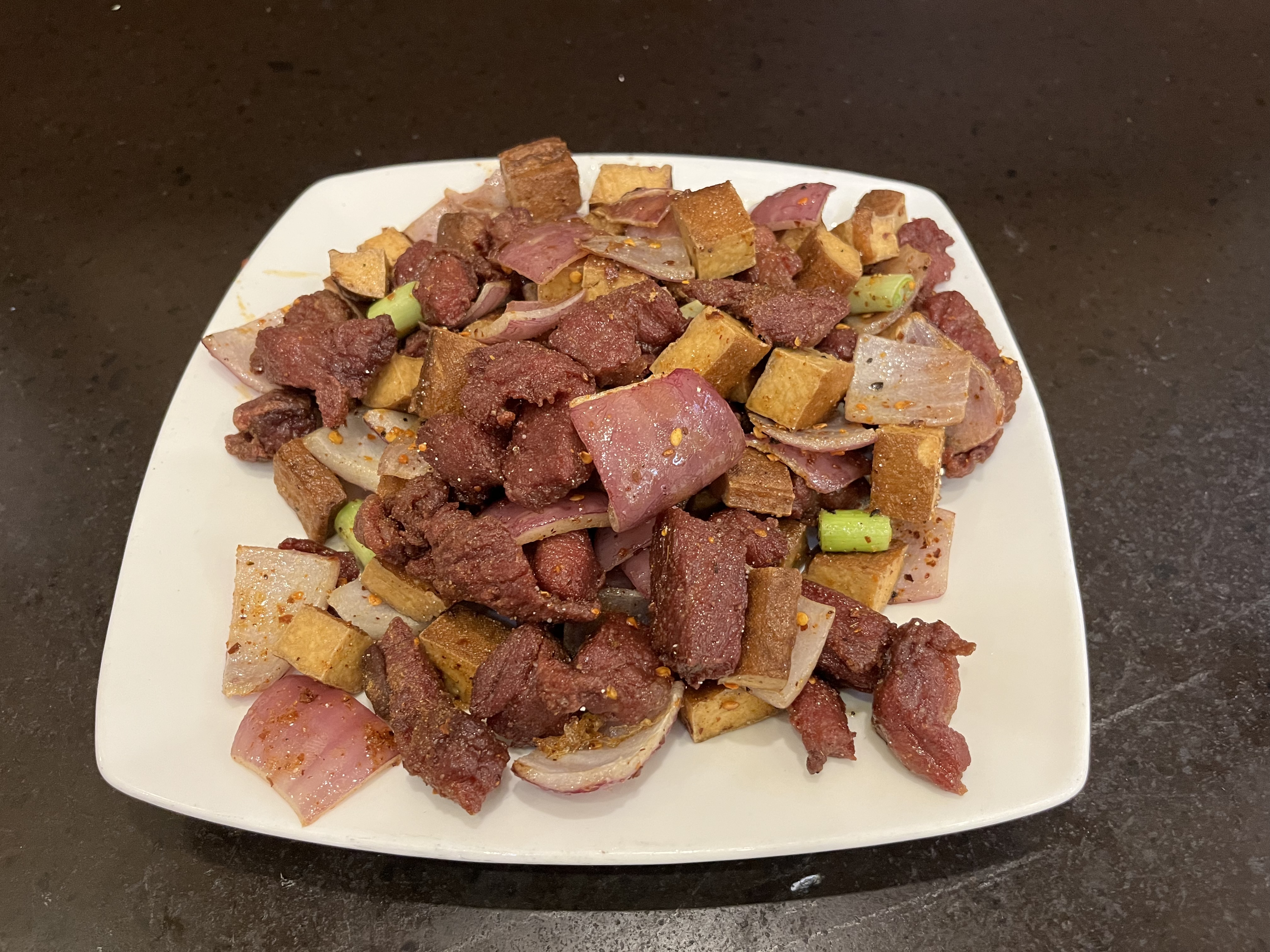 Stir‑Fried Cumin Beef