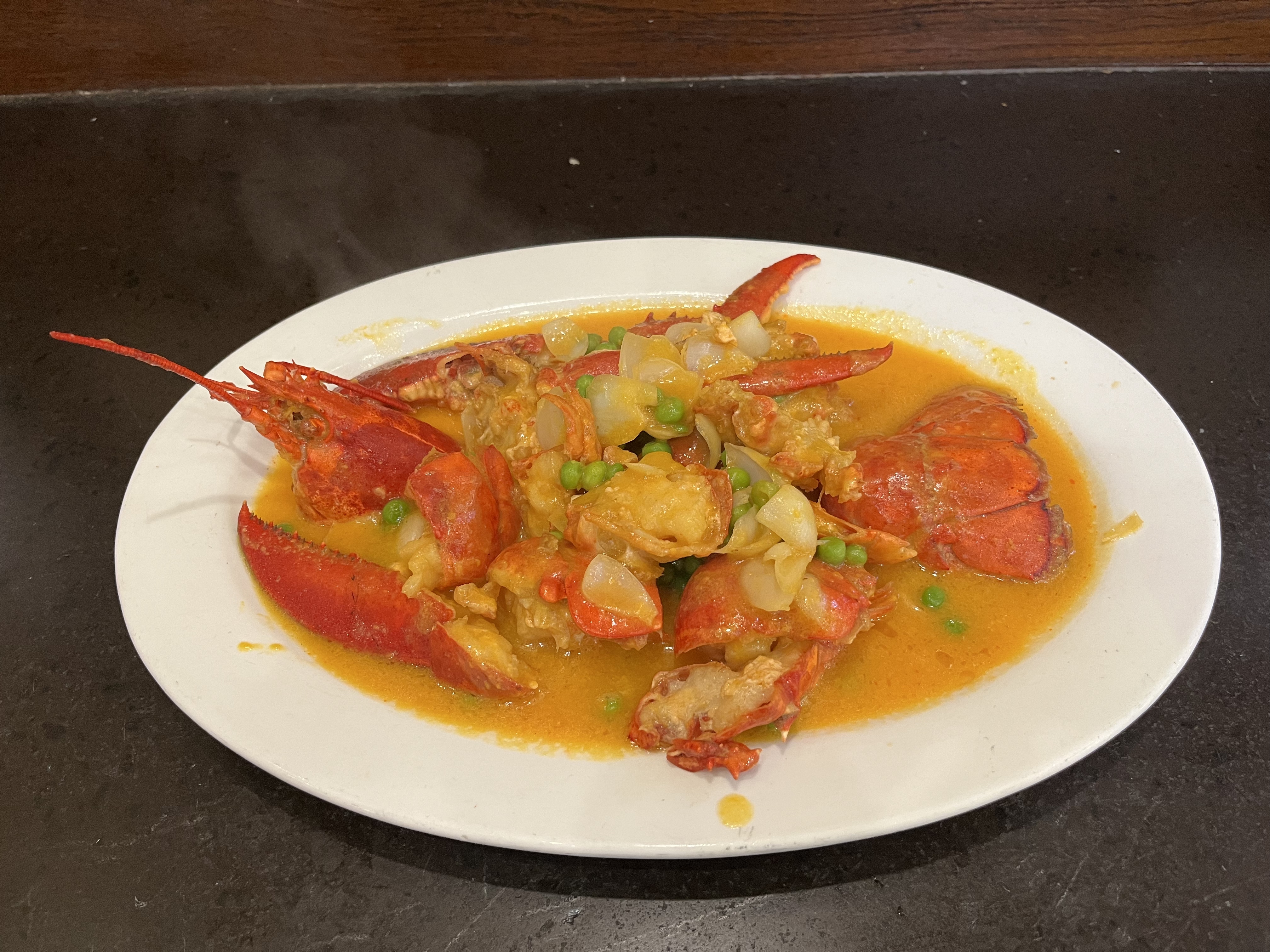 Golden Lobster with Pumpkin Broth